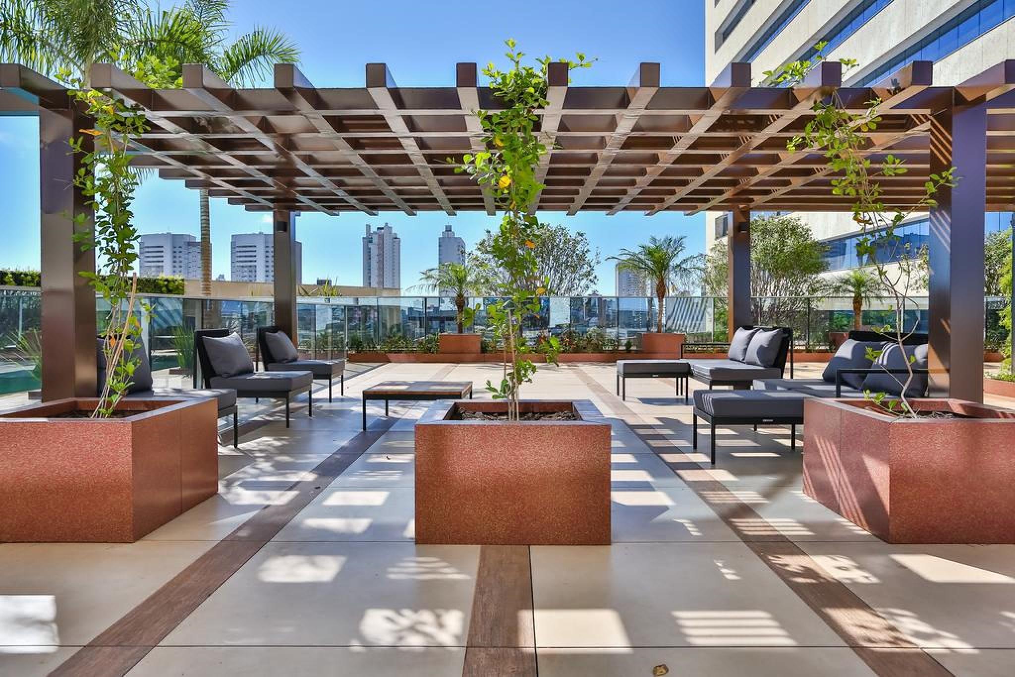 Transamerica Collection กัวยาเนีย ภายนอก รูปภาพ Rooftop garden